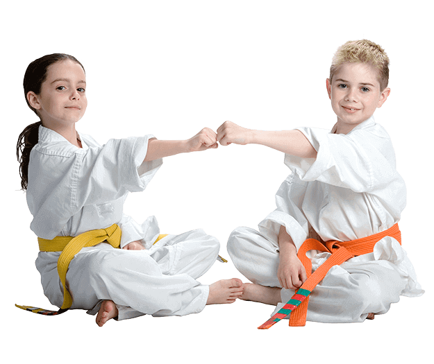 Martial Arts Lessons for Kids in Waco TX - Kids Greeting Happy Footer Banner