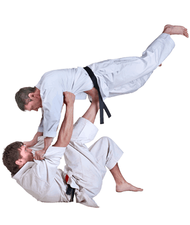 Brazilian Jiu Jitsu Lessons for Adults in Waco TX - BJJ Floor Throw Men